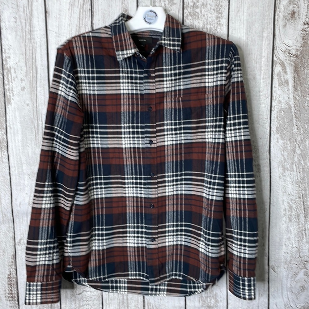 Vince Cedarwood plaid shirt.​​